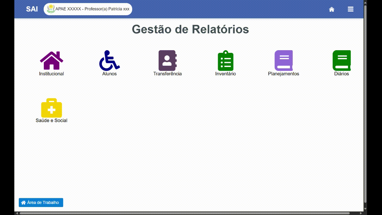 Relatórios Pedagógicos